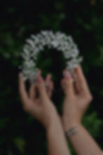 Svatební doplňky pro nevěstu – čelenka s krystaly a perličkami