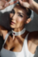 Ručně vyrobený perlový náhrdelník pro nevěstu