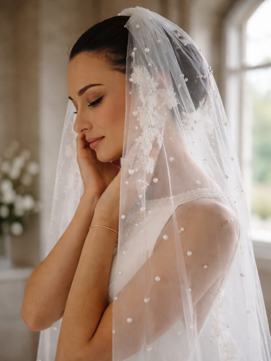 Jemný tyl, precizní krajka, proporce, které fungují v přirozeném světle — ne jen na fotce.

Pro nevěsty, které hledají čistotu místo efektu.
Eleganci bez okázalosti.
Styl, který nestárne.

Tohle je Divinité Style.
Tiché. Sebevědomé. Nadčasové.